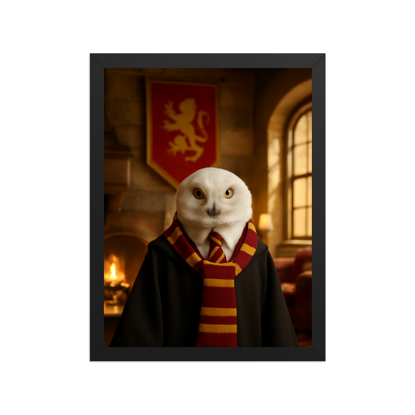 Custom Pet Portrait - Gryffindor