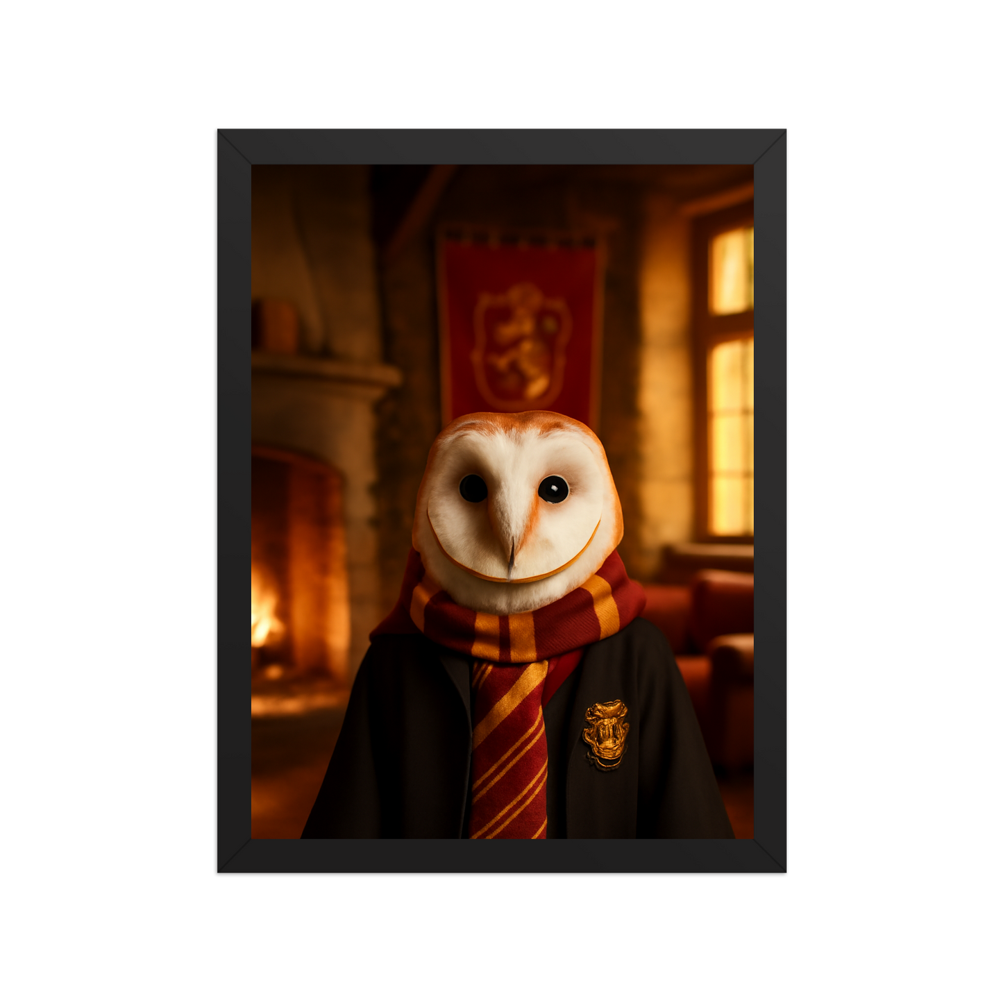 Custom Pet Portrait - Gryffindor