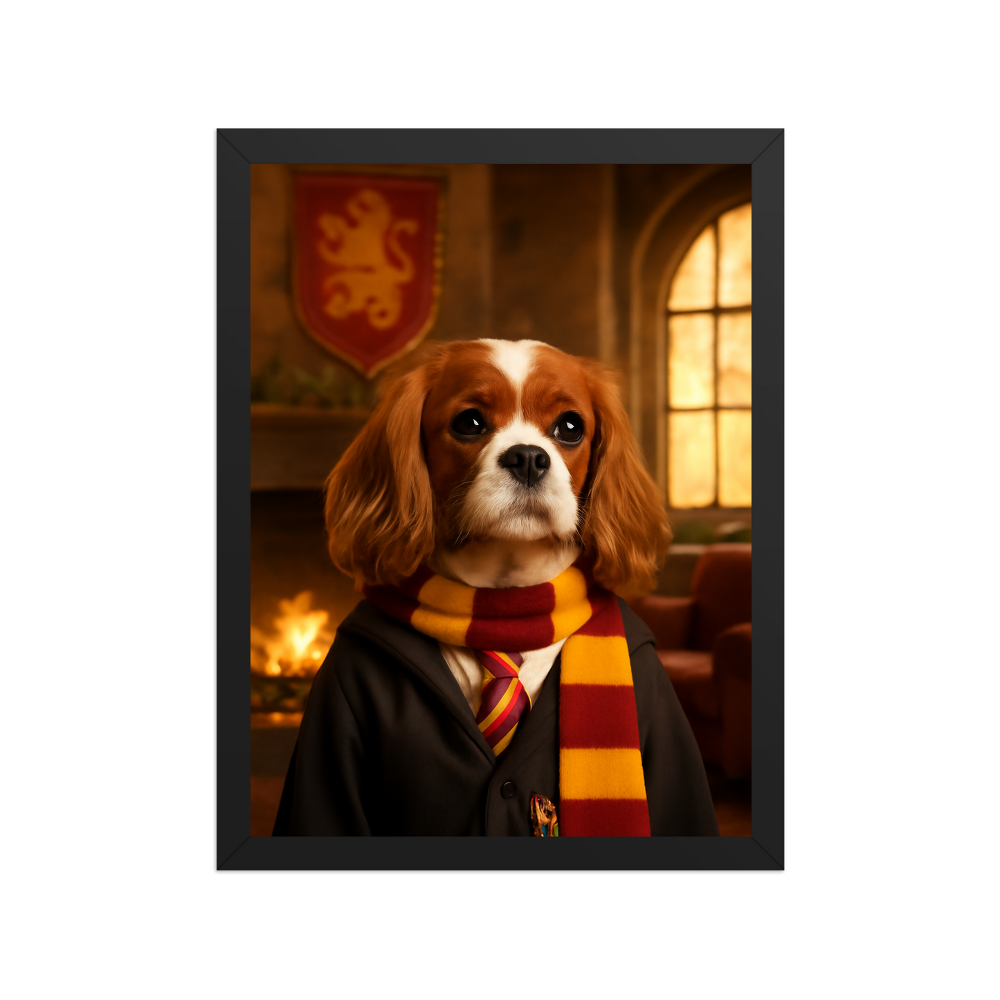 Custom Pet Portrait - Gryffindor