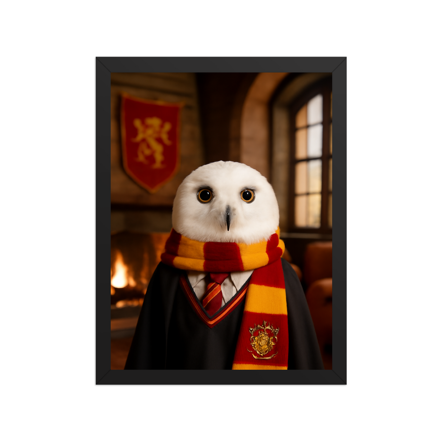 Custom Pet Portrait - Gryffindor