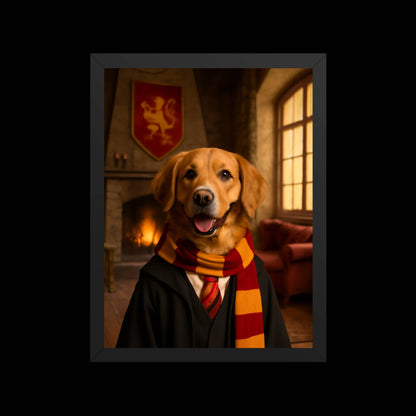 Custom Pet Portrait - Gryffindor