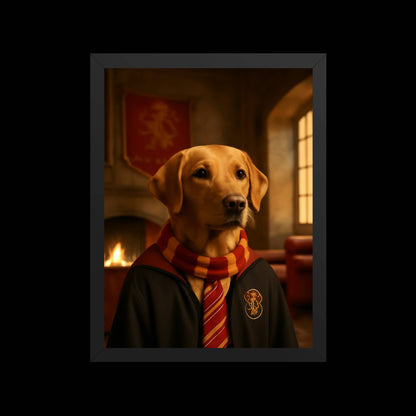 Custom Pet Portrait - Gryffindor