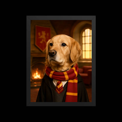 Custom Pet Portrait - Gryffindor