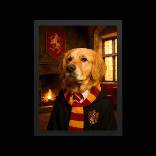 Custom Pet Portrait - Gryffindor