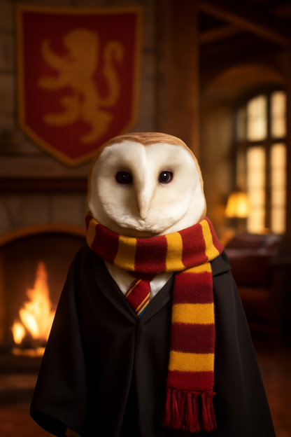 Custom Pet Portrait - Gryffindor