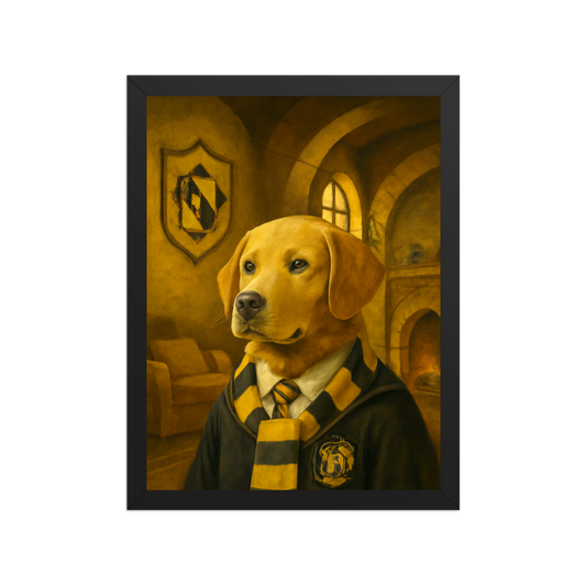 Custom Pet Portrait - Hufflepuff