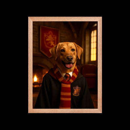 Custom Pet Portrait - Gryffindor