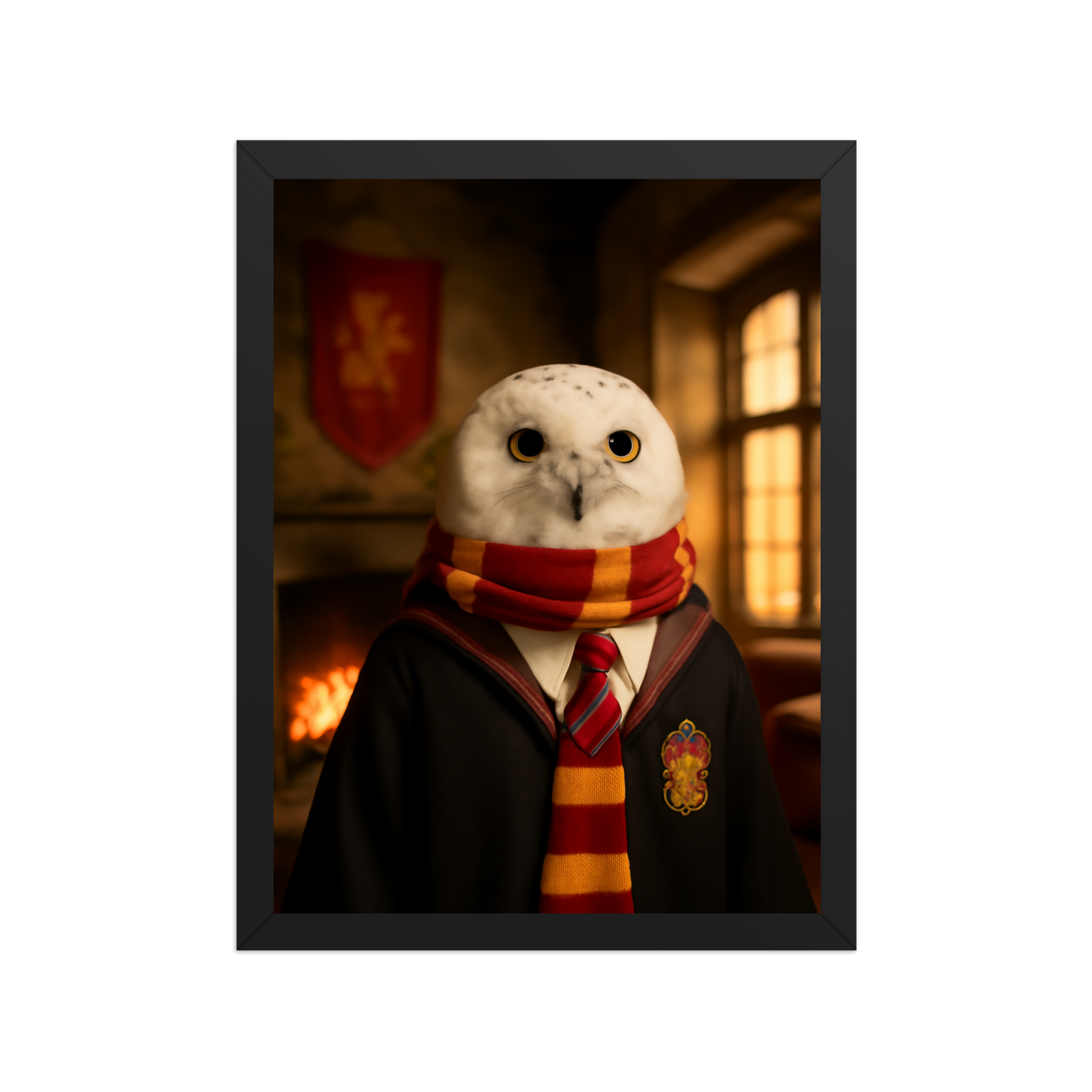 Custom Pet Portrait - Gryffindor