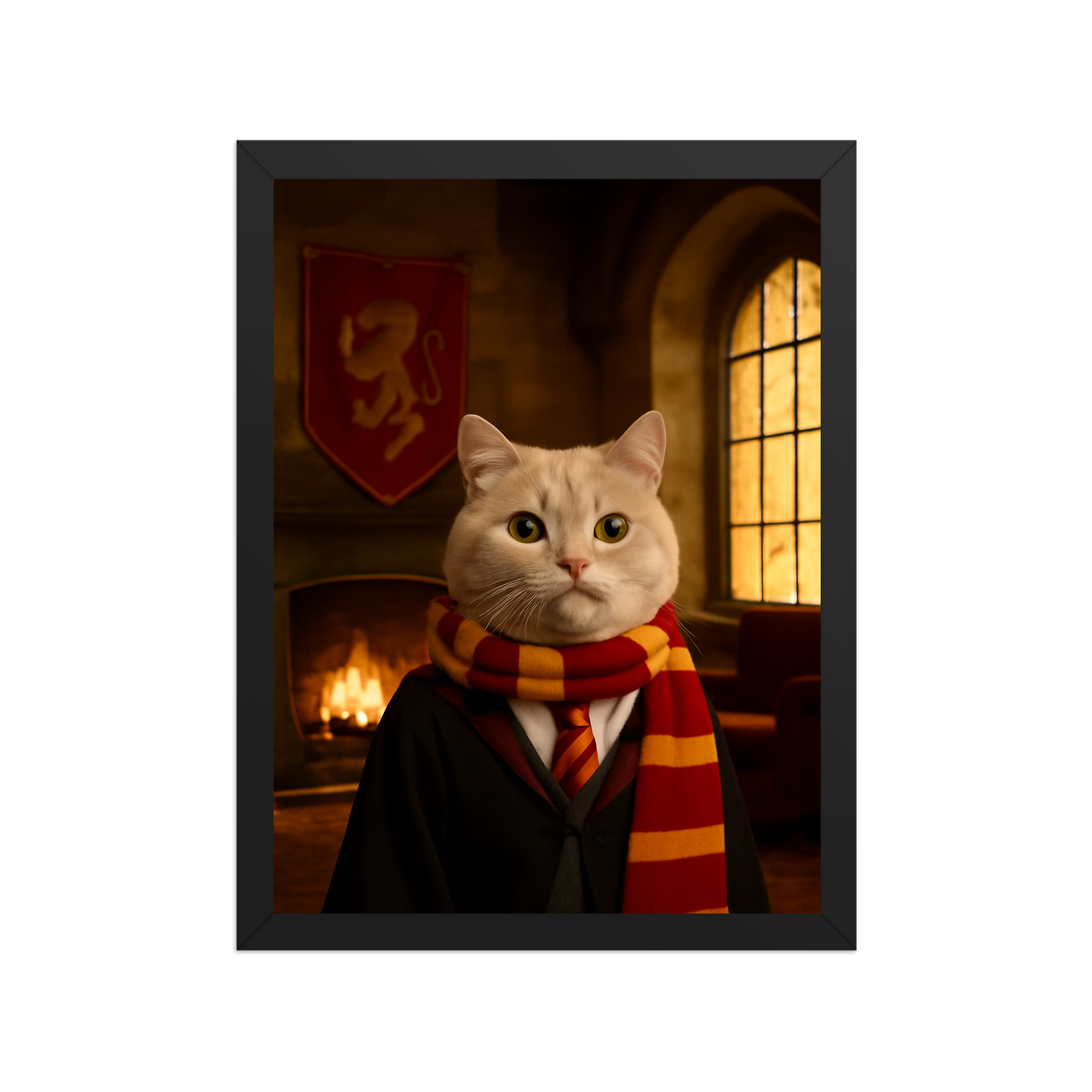 Custom Pet Portrait - Gryffindor