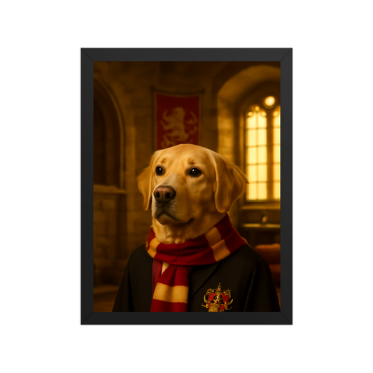 Custom Pet Portrait - Gryffindor