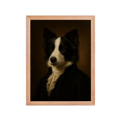 👑THE General — Custom Pet Portrait in Revolutionary Military Style, Premium Matte Framed Poster | Instant Design Preview, Ships in 48h