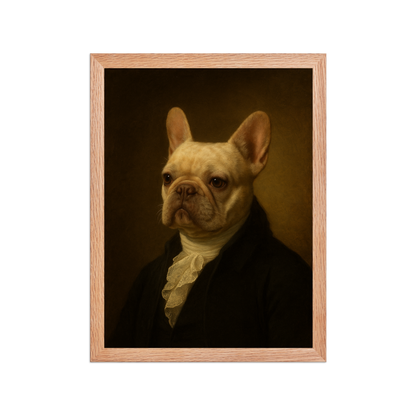 👑THE General — Custom Pet Portrait in Revolutionary Military Style, Premium Matte Framed Poster | Instant Design Preview, Ships in 48h