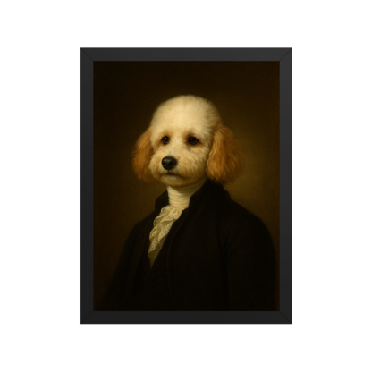👑THE General — Custom Pet Portrait in Revolutionary Military Style, Premium Matte Framed Poster | Instant Design Preview, Ships in 48h