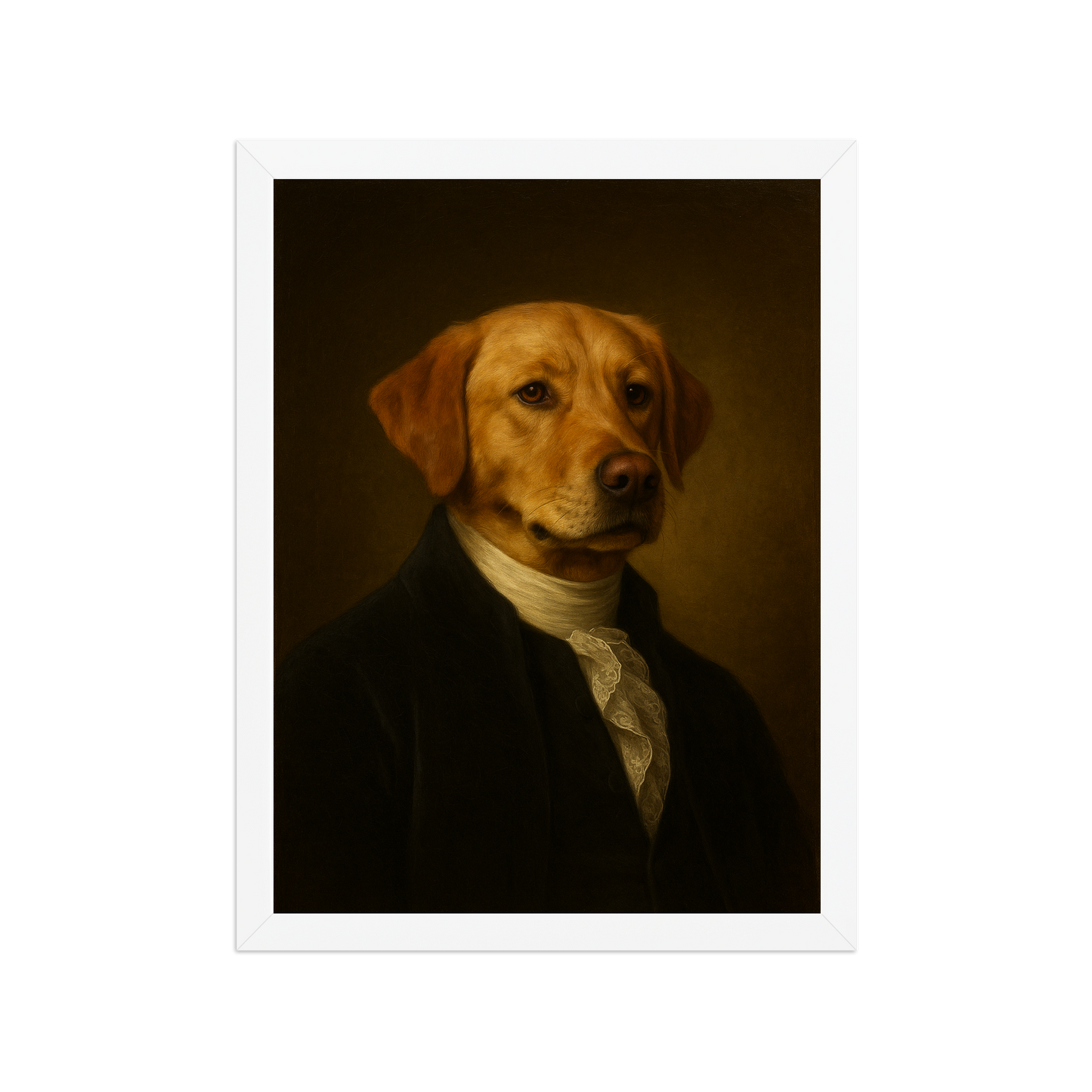 👑THE General — Custom Pet Portrait in Revolutionary Military Style, Premium Matte Framed Poster | Instant Design Preview, Ships in 48h