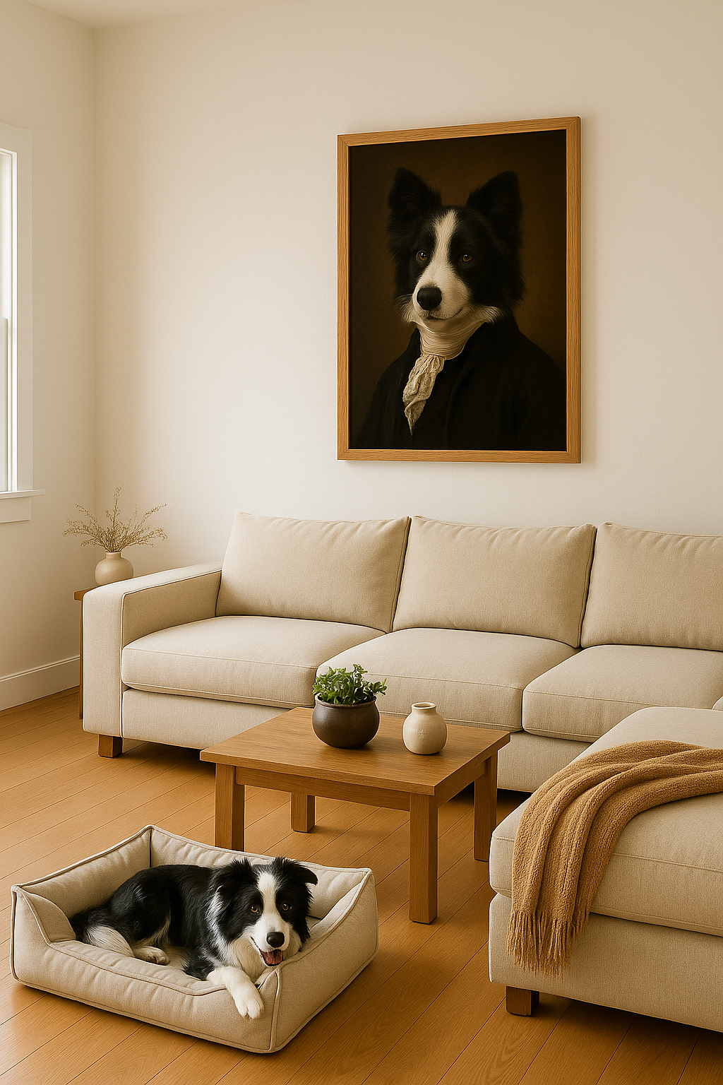 👑THE General — Custom Pet Portrait in Revolutionary Military Style, Premium Matte Framed Poster | Instant Design Preview, Ships in 48h